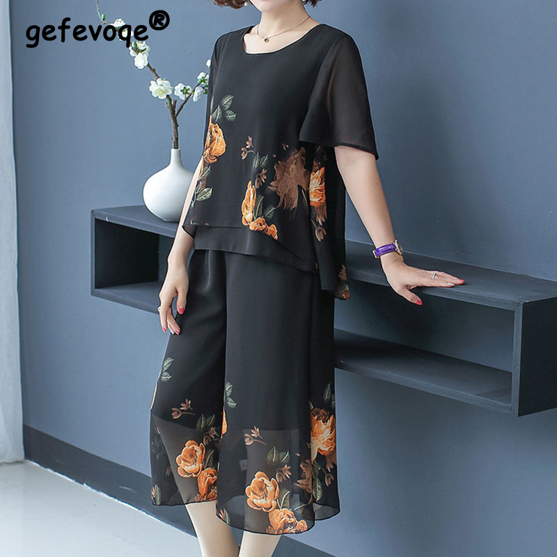 Romper Floral Print - Elegante Mode Blumendruck Spitze Kurze Sets