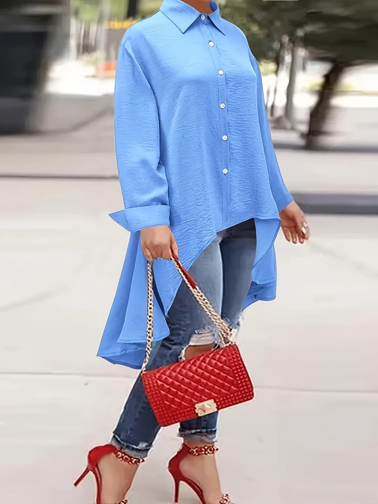 Blouse Off Shoulder - Plus Größe 2025, Frühling Sommer Neue