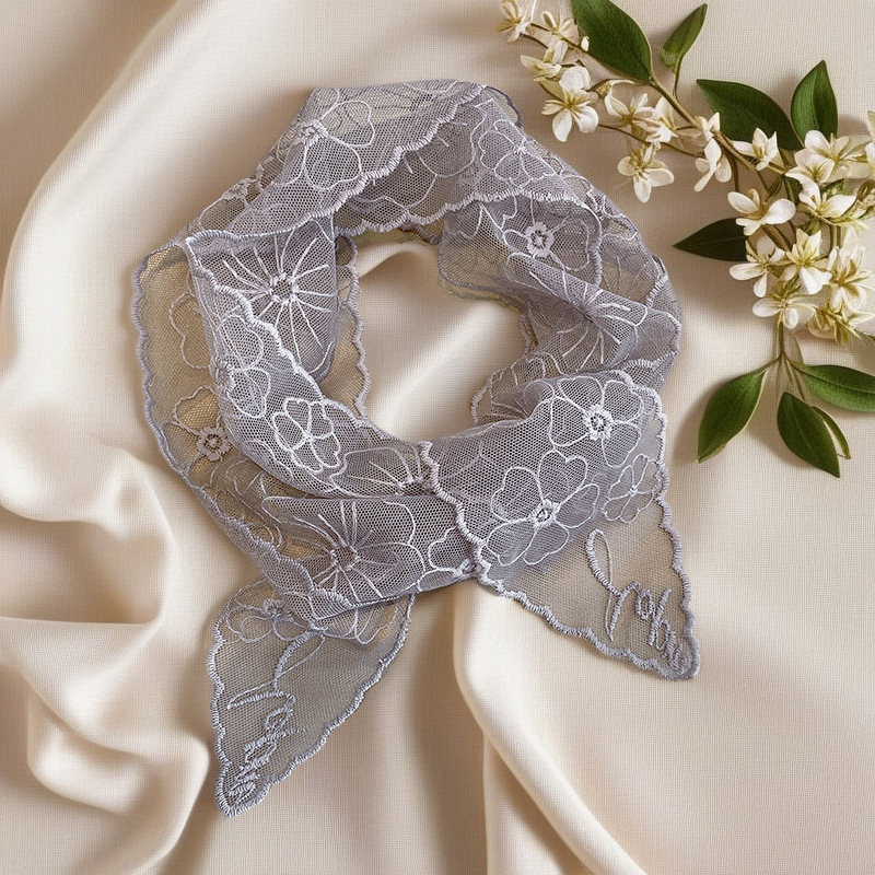 Headband Summer Knit - Spitze Französischer Seidenschal Retro Damen Stirnband,