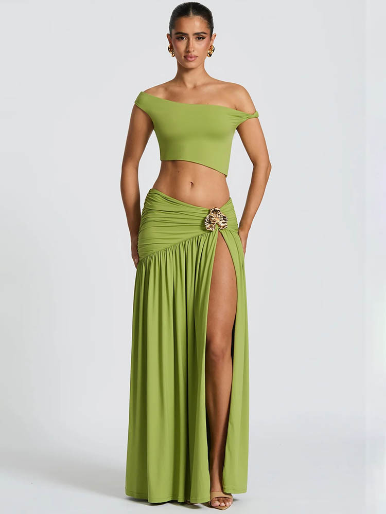 Mozision Elegantes Kleiderset  – Crop Top Crochet Bewertung und Preis