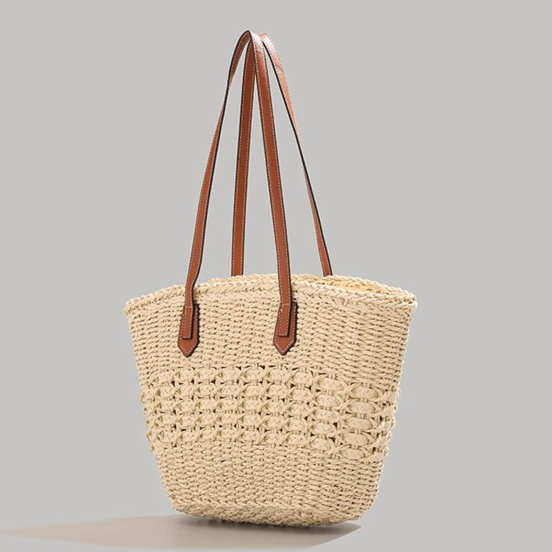 Extra große faltbare Strohtasc – Tote Bag Beach Bewertung und Preis