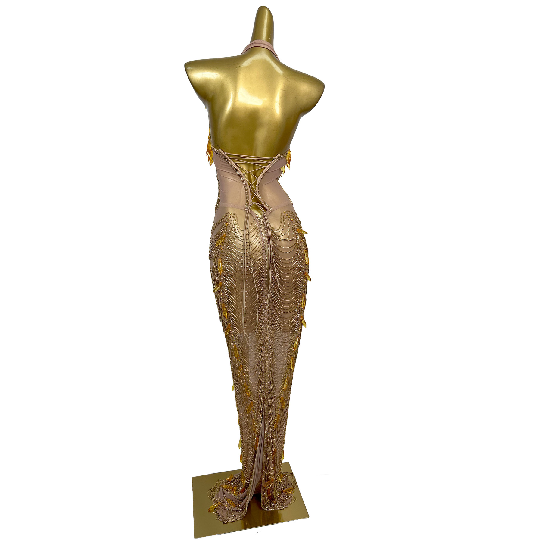 Ailisi Damen Luxus Gold Krista – Maxi Dress Halter Bewertung und Preis