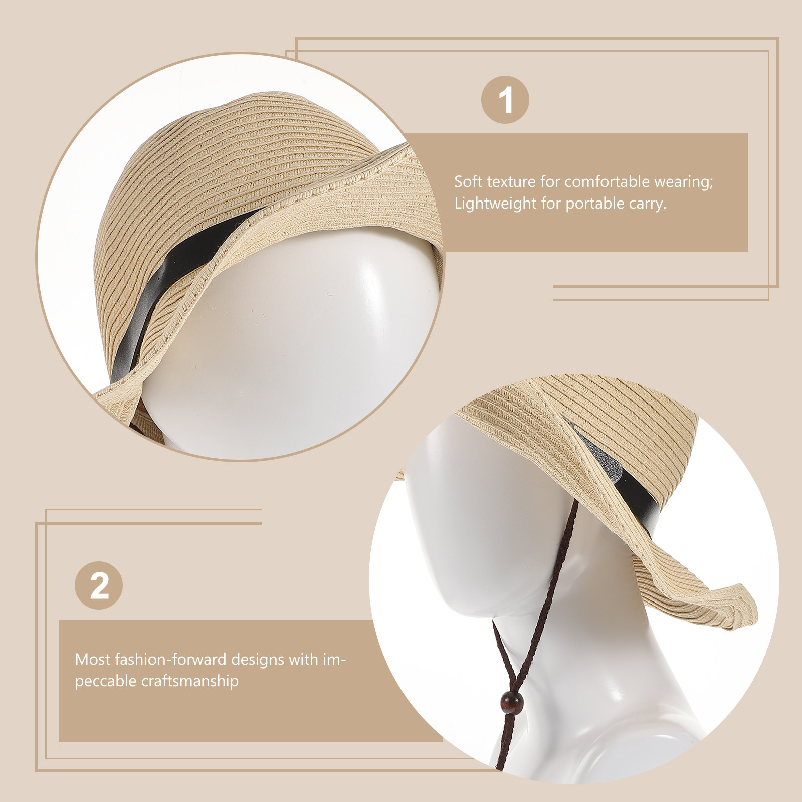 Herren Strohhut mit breiter Kr – Hat Floppy Wide Bewertung und Preis