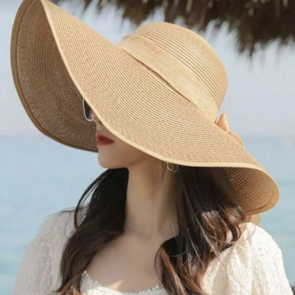 Damen Sommer Strohhut mit Brei – Hat Floppy Wide Bewertung und Preis