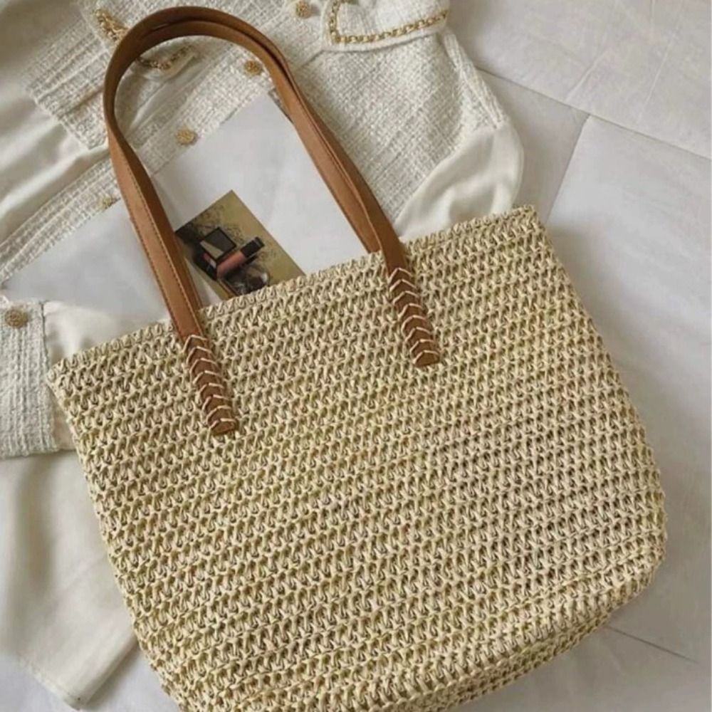 Niedliche Einfarbige Gewebte S – Tote Bag Beach Bewertung und Preis